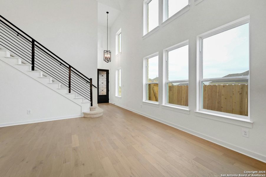 Spacious, unfurnished interior of a new home in Legacy at Lake Dunlap: 40ft. lots - (A), New Braunfels (Image 16).