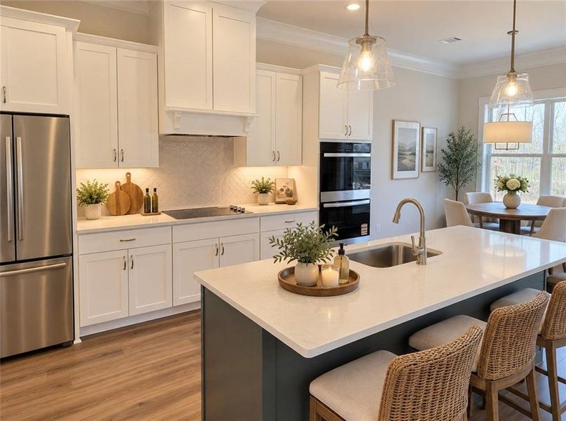 Furnished interior view inside a new home in , Jefferson (Image 17).