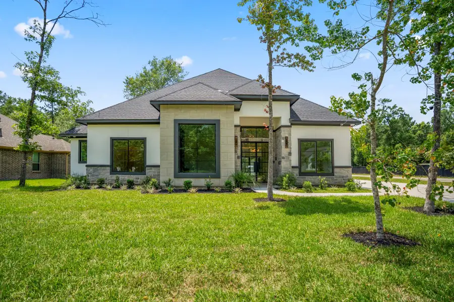 This exquisite home sits 50 feet back from the front property line to allow for a beautiful front yard and additional privacy. This exquisite home sits 50 feet back from the front property line to allow for a beautiful front yard and additional privacy.