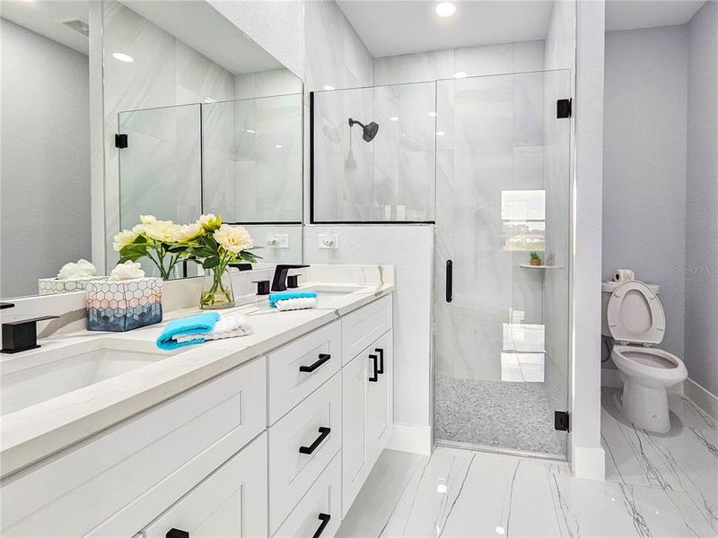 Furnished interior view inside a new home in , Lehigh Acres (Image 10).