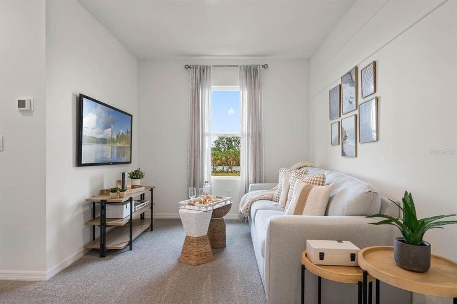 Furnished interior view inside a new home in Brentwood, Davenport (Image 5). Furnished interior view inside a new home in Brentwood, Davenport (Image 5).