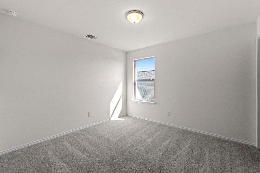 Spacious, unfurnished interior of a new home in Salerno - Heritage Collection, Round Rock (Image 22). Spacious, unfurnished interior of a new home in Salerno - Heritage Collection, Round Rock (Image 22).