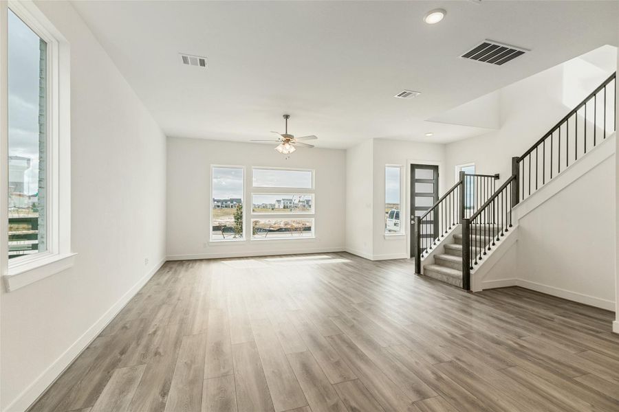 Spacious, unfurnished interior of a new home in Bridgeland Central, Cypress (Image 33).