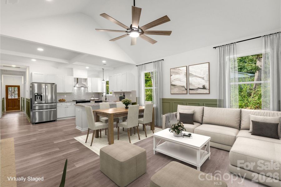 Furnished interior view inside a new home in , Shelby (Image 15). Furnished interior view inside a new home in , Shelby (Image 15).