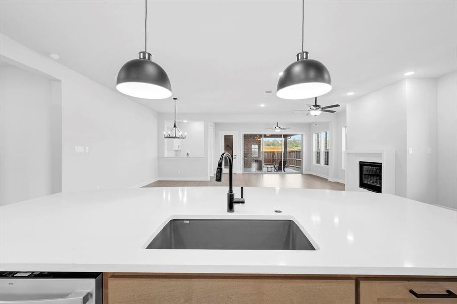 Close-up of interior finishes inside a home in Elements at Viridian - Traditional Series, Arlington (Image 18).