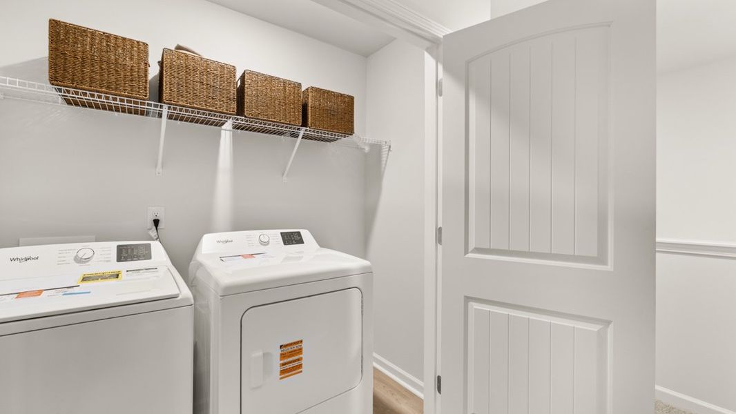 Representative interior finishes for a home built from the Sudbury 24' Townhome by D.R. Horton in Mountain Park, Dahlonega (Image 21).