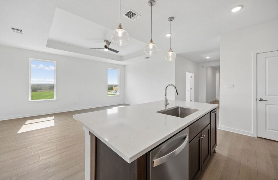 Furnished interior view inside a new home in Crescent Bluff, Georgetown (Image 9).