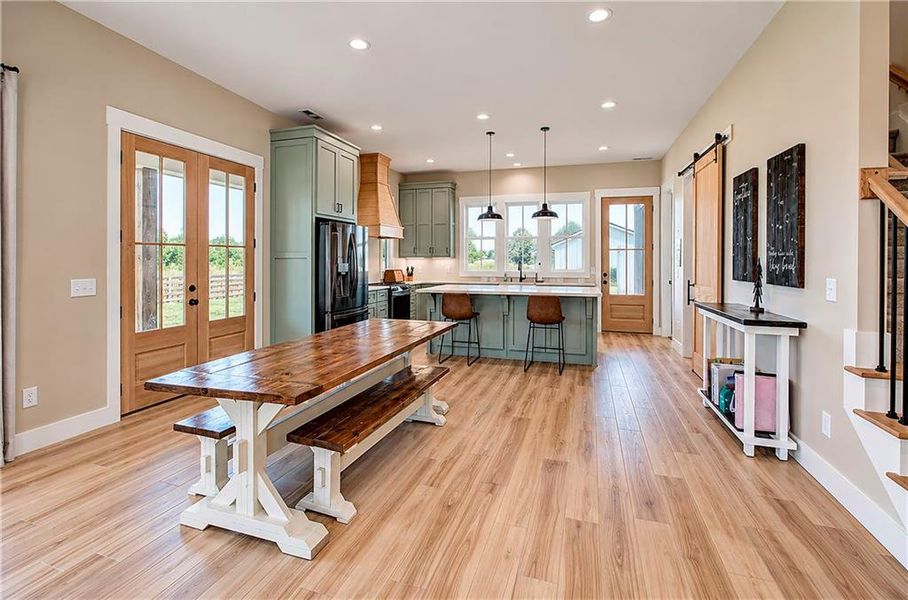Furnished interior view inside a new home in , Calhoun (Image 17).