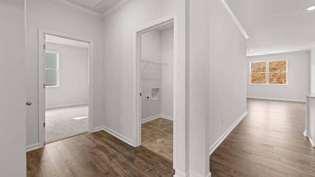 Spacious, unfurnished interior of a new home in Parkside at Carter Grove, Cartersville (Image 28).