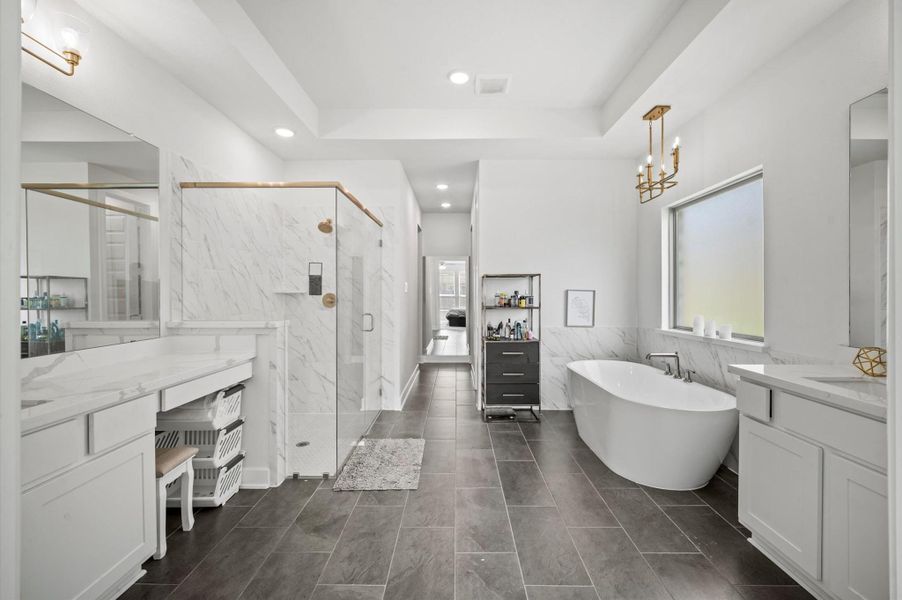Furnished interior view inside a new home in McCrary Meadows, Richmond (Image 16).