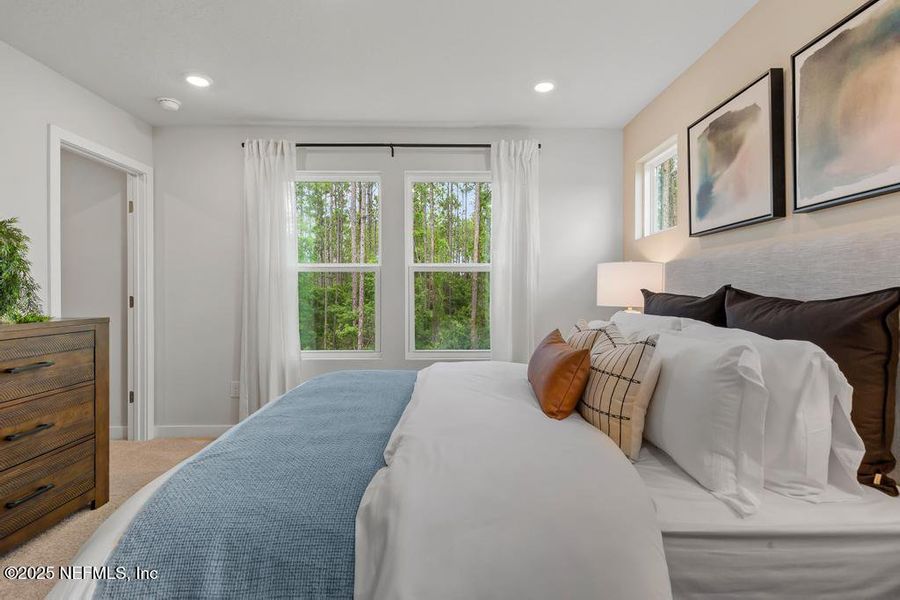 Furnished interior view inside a new home in , Jacksonville (Image 30).