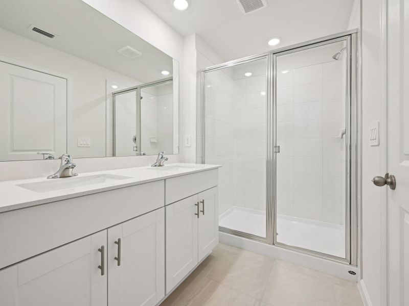 Furnished interior view inside a new home in Tidewater, Fort Pierce (Image 7).