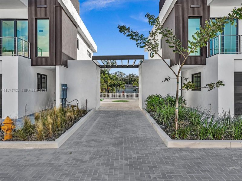 Exterior details and patio area of a home in , Dania Beach (Image 42). Exterior details and patio area of a home in , Dania Beach (Image 42).