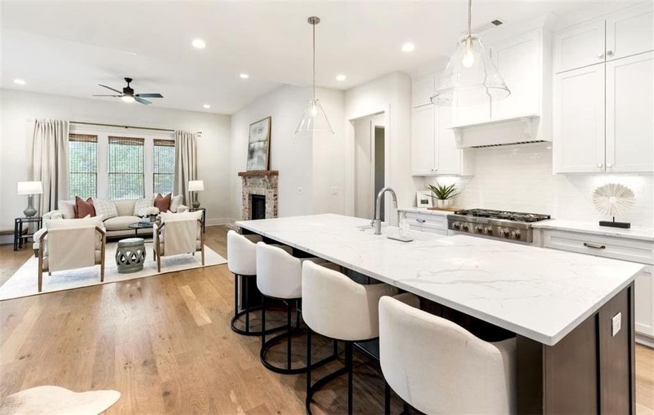 Furnished interior view inside a new home in , Buford (Image 6).