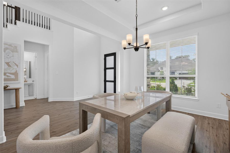 Furnished interior view inside a new home in , Missouri City (Image 19).