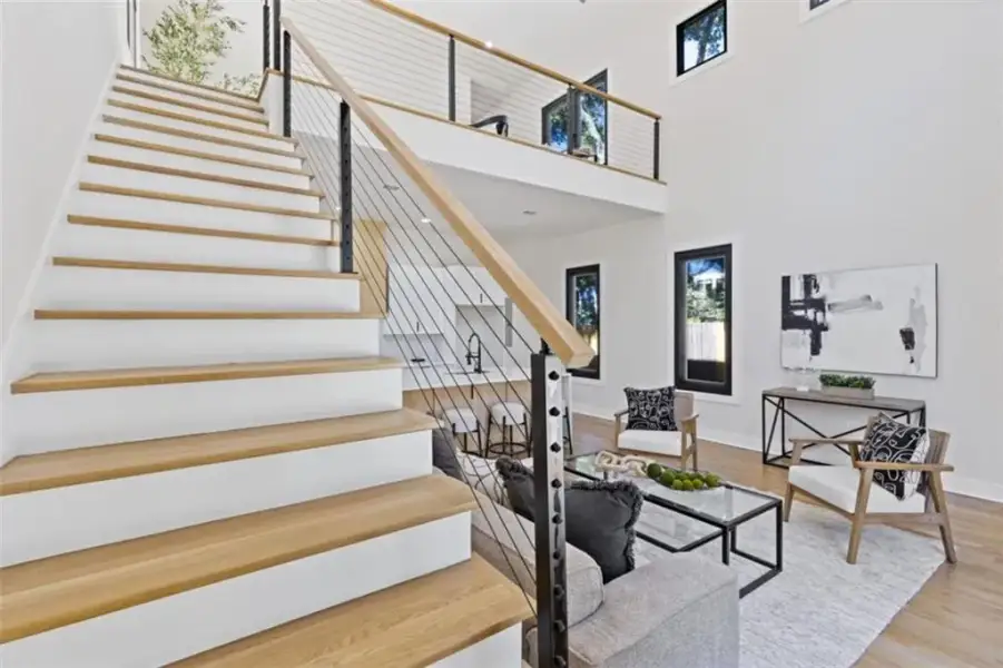 Furnished interior view inside a new home in , Atlanta (Image 19).