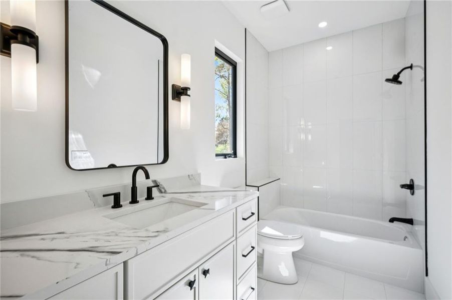 Furnished interior view inside a new home in , Atlanta (Image 14).