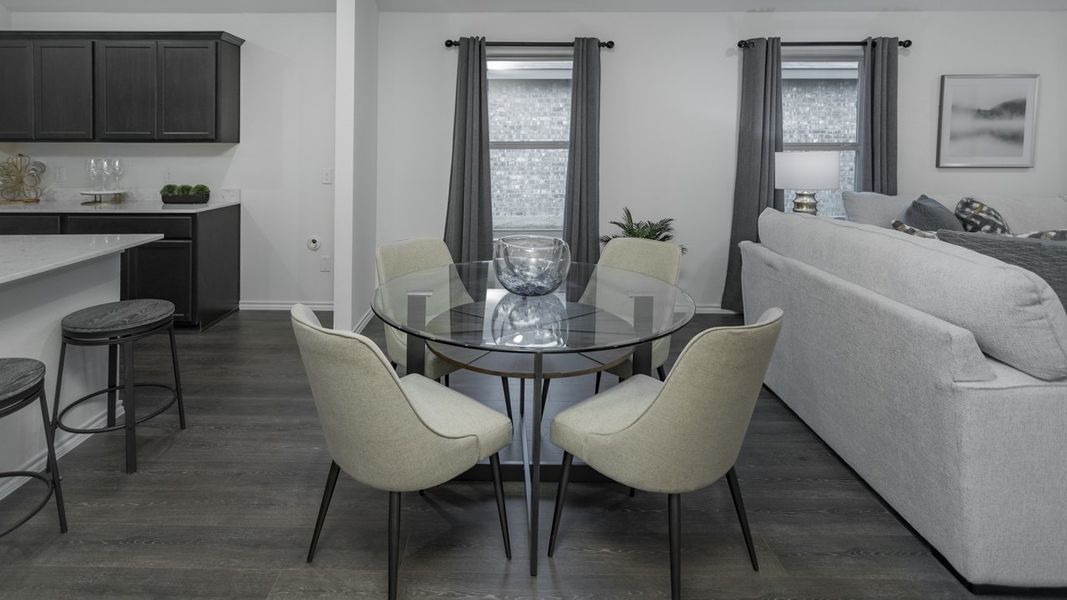 Furnished interior view inside a new home in Valor Farms, Royse City (Image 12).