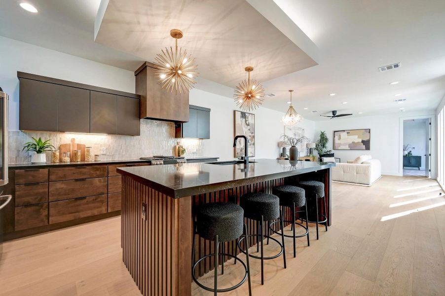 Furnished interior view inside a new home in , Austin (Image 17). Furnished interior view inside a new home in , Austin (Image 17).