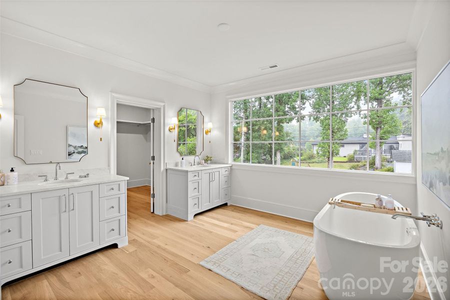 Furnished interior view inside a new home in , Charlotte (Image 40). Furnished interior view inside a new home in , Charlotte (Image 40).
