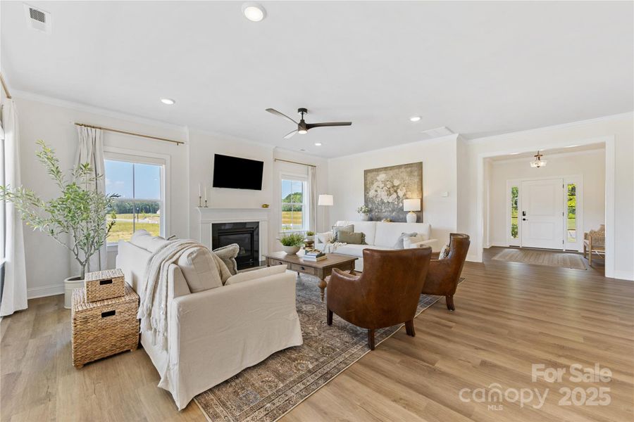 Furnished interior view inside a new home in , Waxhaw (Image 8). Furnished interior view inside a new home in , Waxhaw (Image 8).