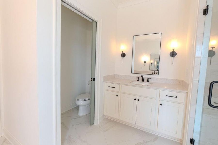 Furnished interior view inside a new home in , Hoschton (Image 19).