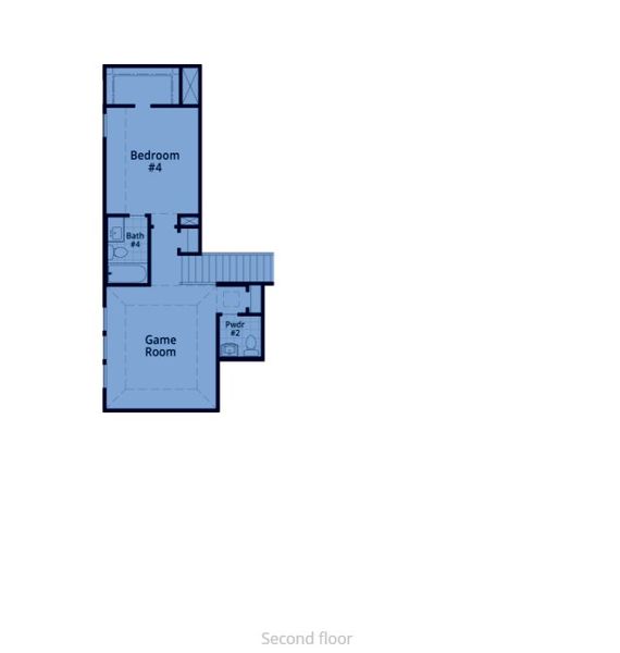 2D floor plan layout of this home in Quail Hollow: 72ft. lots, Rockwall, TX (Image 4). 2D floor plan layout of this home in Quail Hollow: 72ft. lots, Rockwall, TX (Image 4).