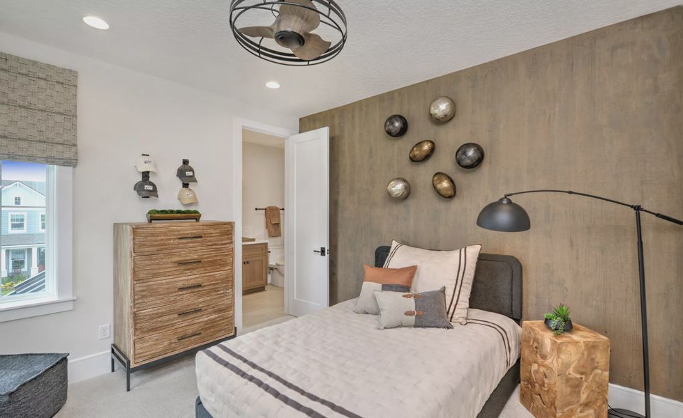 Furnished interior view inside a new home in EverRange, Jacksonville (Image 40).