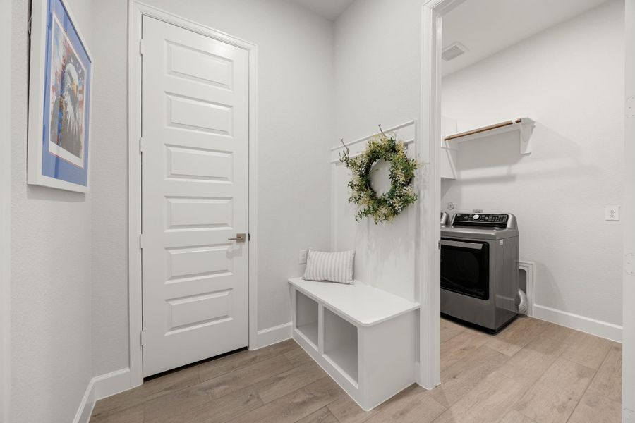 Furnished interior view inside a new home in The Highlands, Porter (Image 38).