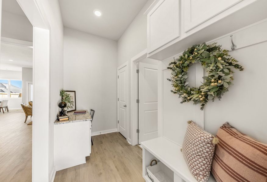 Representative furnished interior of a home built from the The Azalea by Avonley Homes in Pinemont, Bryan (Image 11).