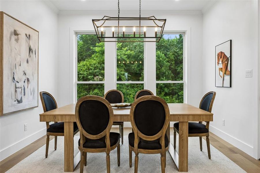Furnished interior view inside a new home in , Midlothian (Image 31).