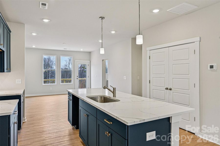 Furnished interior view inside a new home in , Huntersville (Image 6).