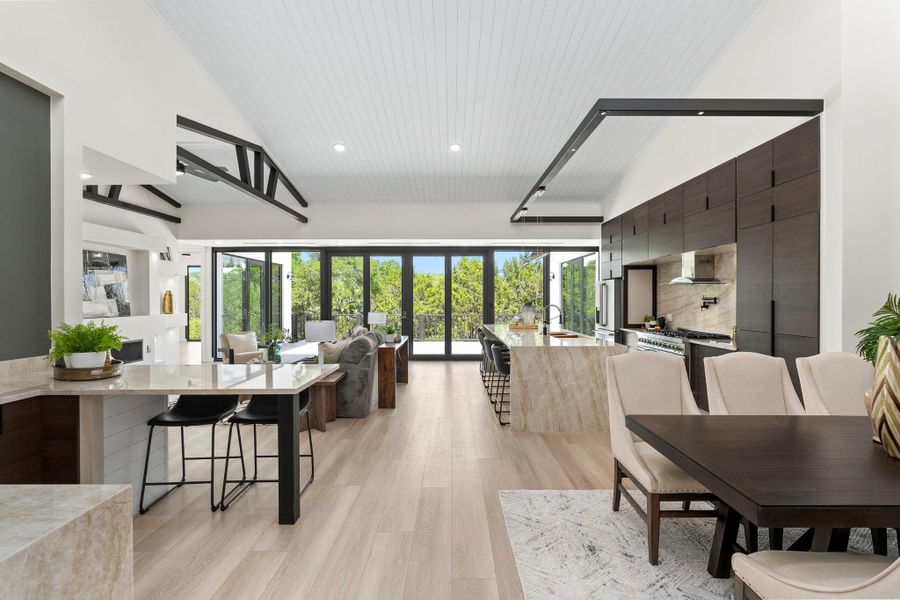 Furnished interior view inside a new home in , Spring Branch (Image 7).
