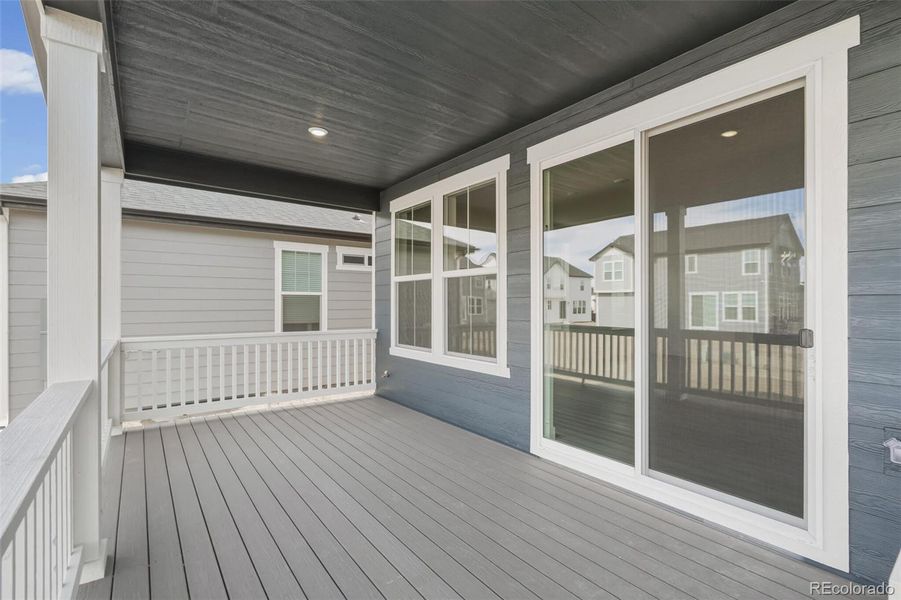 Exterior details and patio area of a home in Farmlore, Brighton (Image 3).