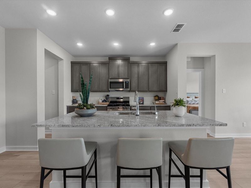 Furnished interior view inside a new home in Mason Woods, Cypress (Image 8).