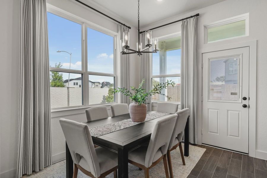 Representative furnished interior of a home built from the Chantilly 2 by Chesmar Homes in Park Hill, Stafford (Image 7).