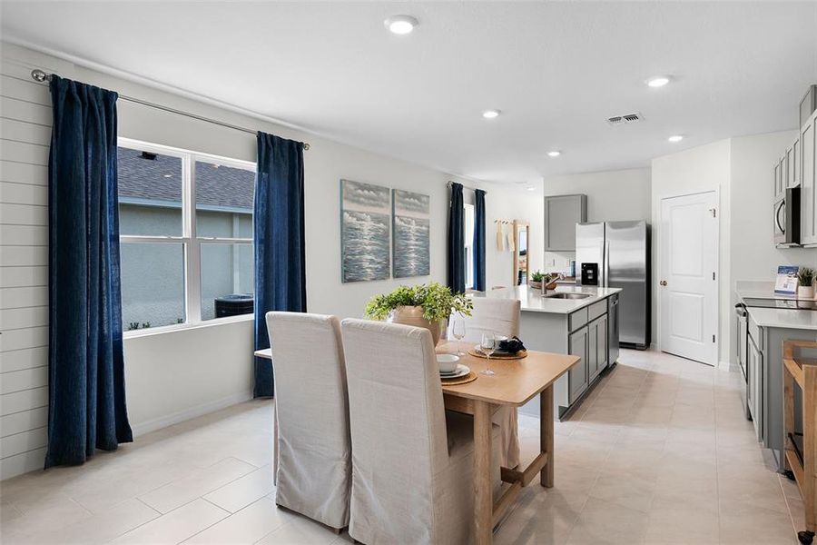 Furnished interior view inside a new home in , Davenport (Image 10).