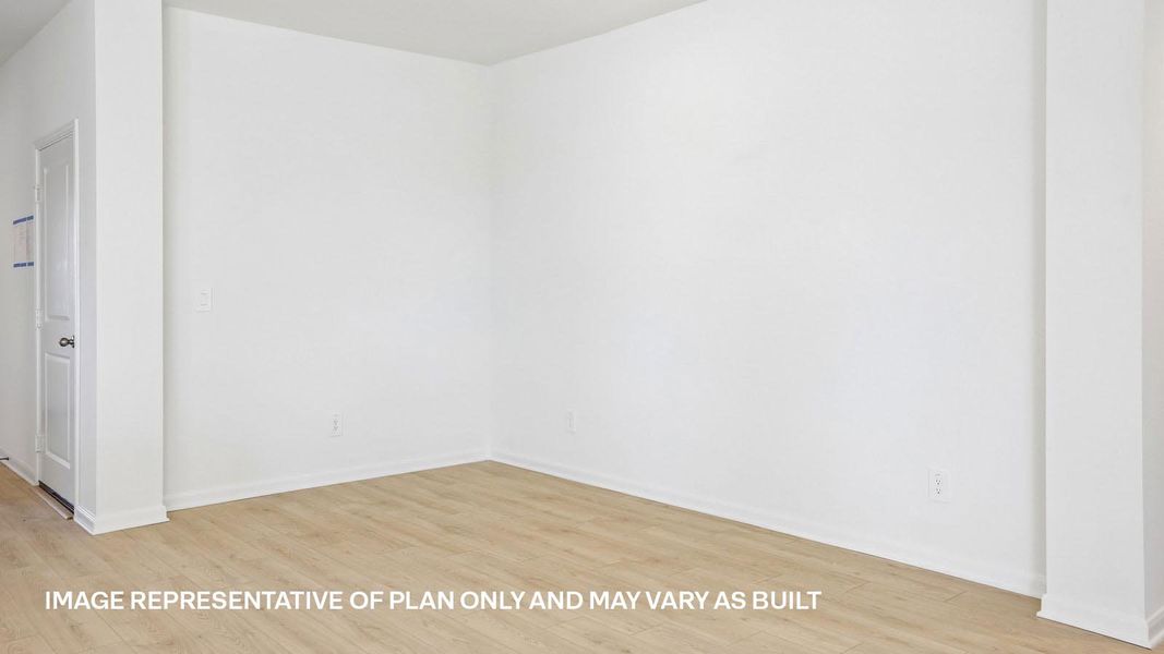Representative unfurnished interior of a home built from the The Lakeway by D.R. Horton in Revelry, Del Valle (Image 19).