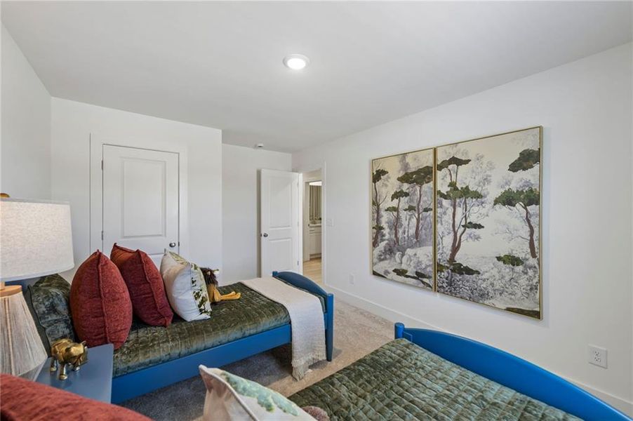 Furnished interior view inside a new home in Tribute, Hoschton (Image 19).