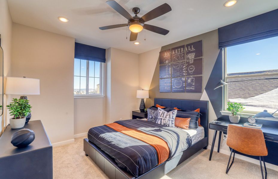 Furnished interior view inside a new home in Sterling Ranch, Littleton (Image 17).
