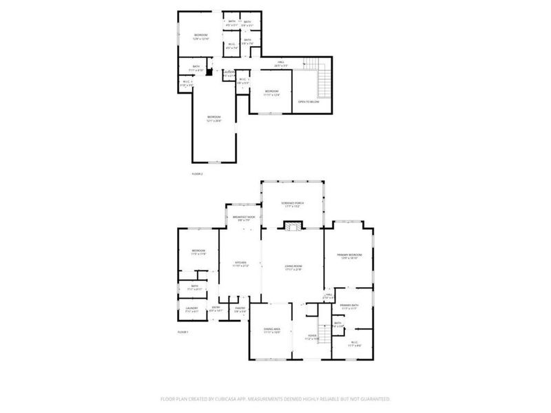 2D floor plan layout of this home in , Carrollton, GA (Image 6).