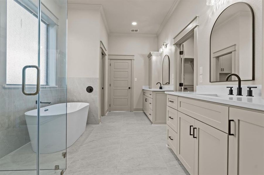 Furnished interior view inside a new home in , Lindale (Image 11).