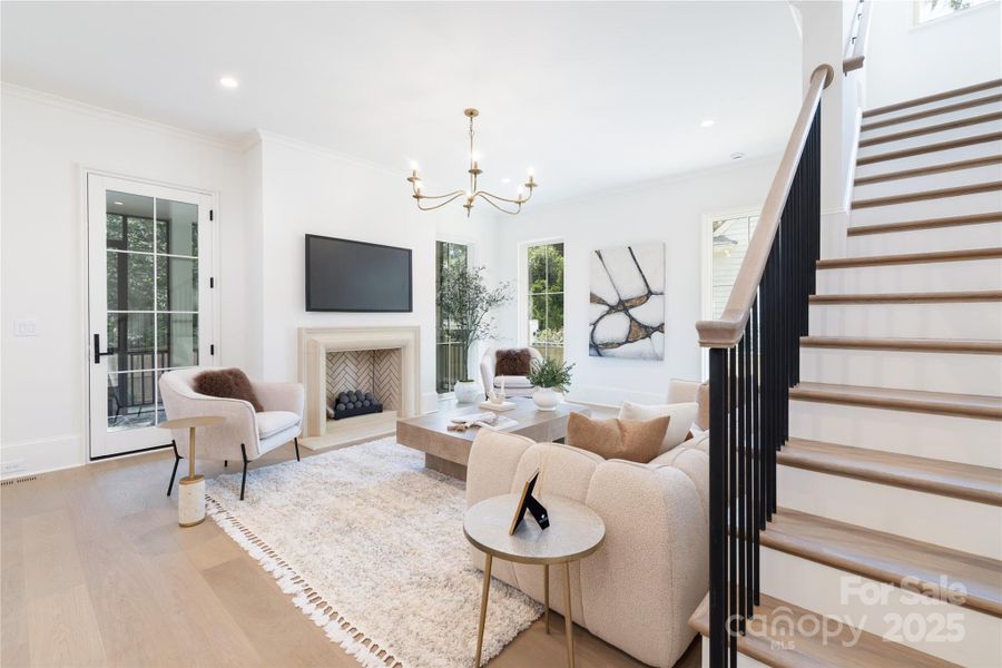 Furnished interior view inside a new home in , Charlotte (Image 13).