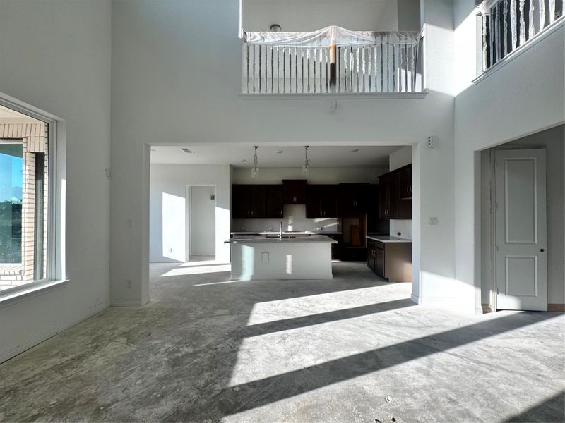 Actual progress of your home.