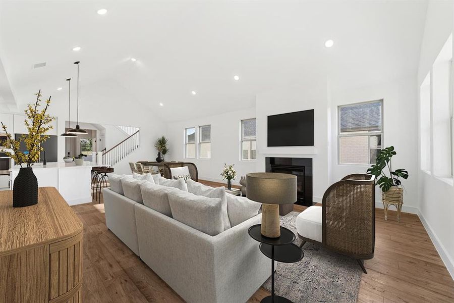 Furnished interior view inside a new home in Heritage Ranch, Sherman (Image 9). Furnished interior view inside a new home in Heritage Ranch, Sherman (Image 9).