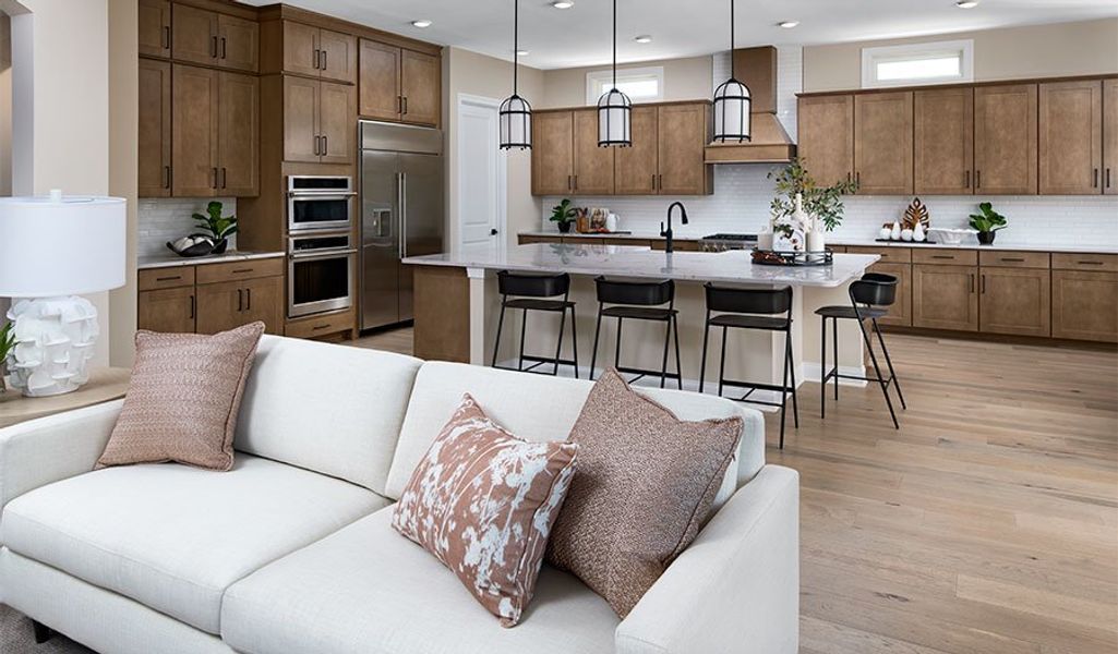 Henley-E39H-AugustPark Family Room and Kitchen