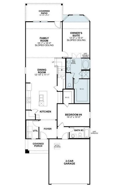 2D floor plan layout of this home in Magnolia Ridge, Magnolia, TX (Image 5). 2D floor plan layout of this home in Magnolia Ridge, Magnolia, TX (Image 5).
