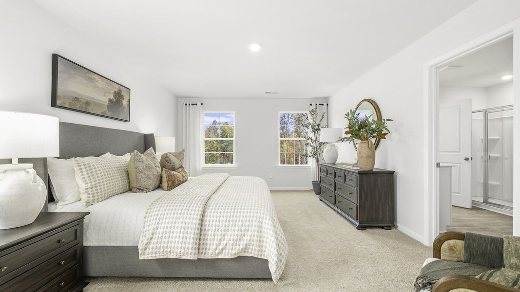 Furnished interior view inside a new home in Mount Hope Estates, Winston-Salem (Image 28). Furnished interior view inside a new home in Mount Hope Estates, Winston-Salem (Image 28).