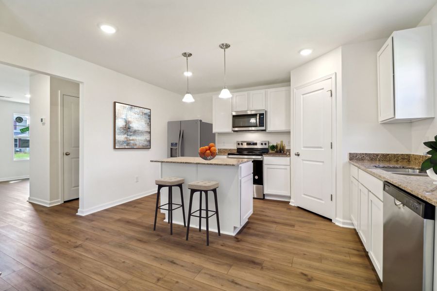 Representative furnished interior of a home built from the Meadowbrook by Great Southern Homes in Canopy Of Oaks, Sumter (Image 7).