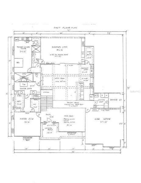 2D floor plan layout of this home in , High Springs, FL (Image 3).